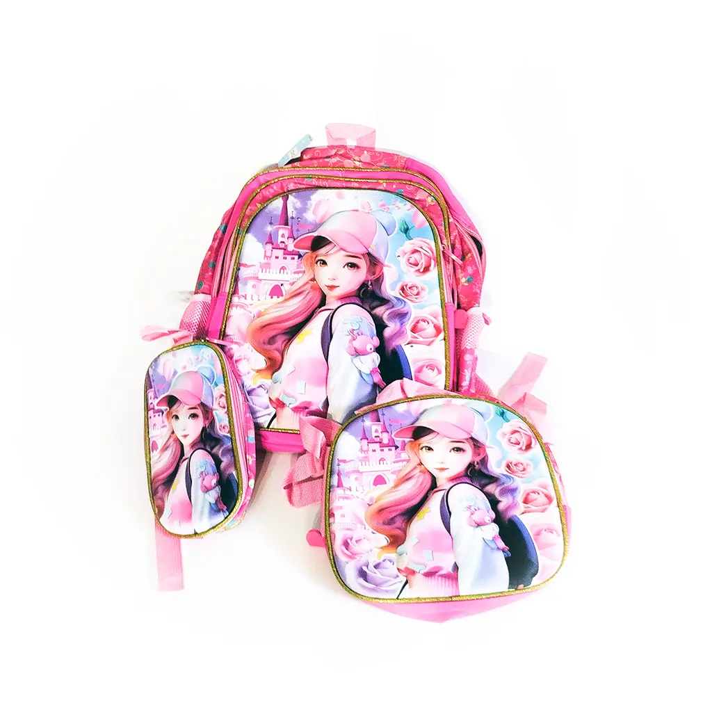 Mochila con relieve con luces