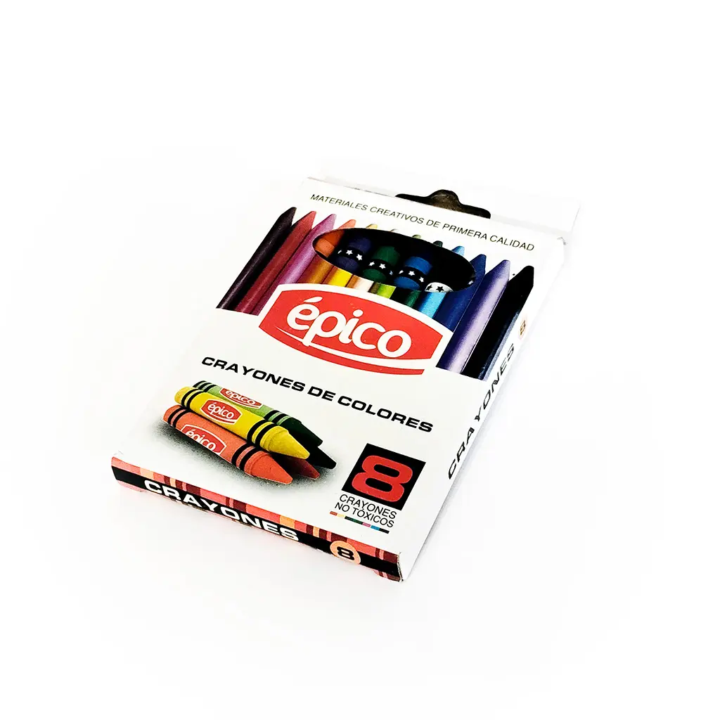 Crayolas épico (8 colores)