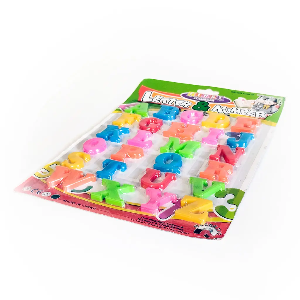 Set de letras o números magnéticos (Letras)